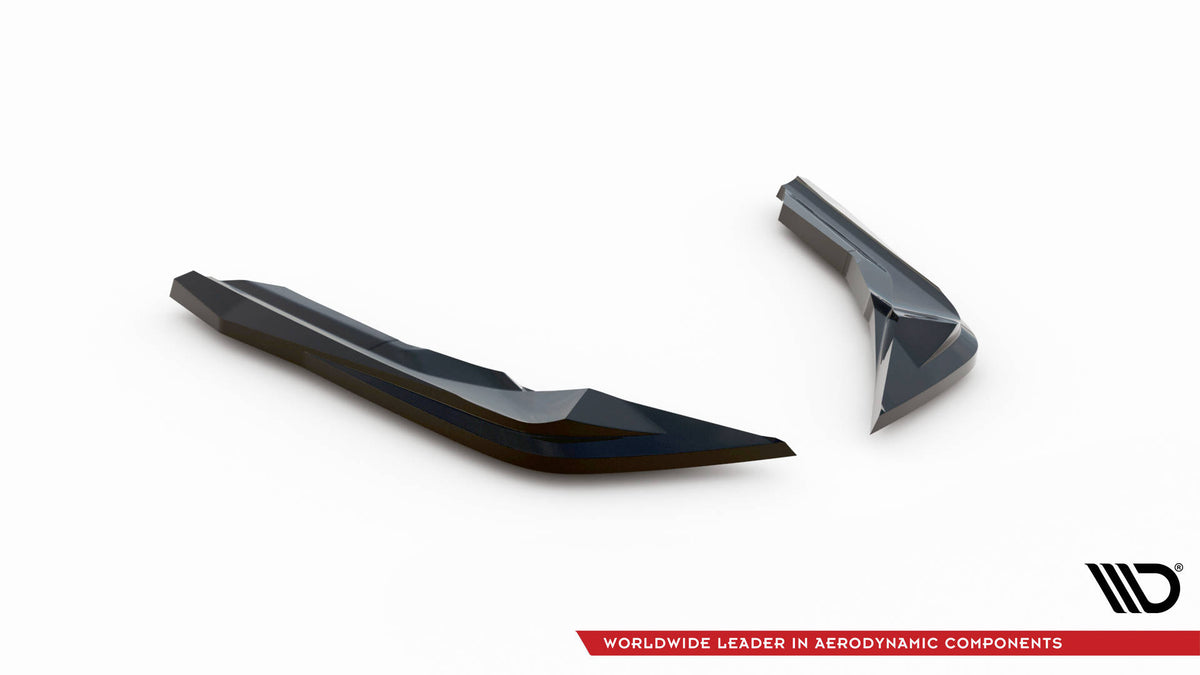 Heck Ansatz Flaps Diffusor V.3 passend für (Für heckansatz v.1) BMW M2 G87 schwarz Hochglanz – Ansicht 5