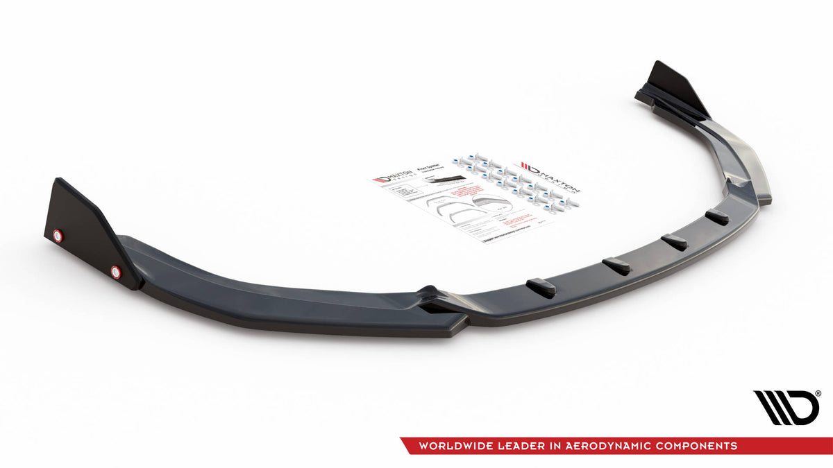 Street+ Spoilerlippe Front Ansatz V.1 + Flaps passend für Toyota Corolla GR Sport XII – Ansicht 4