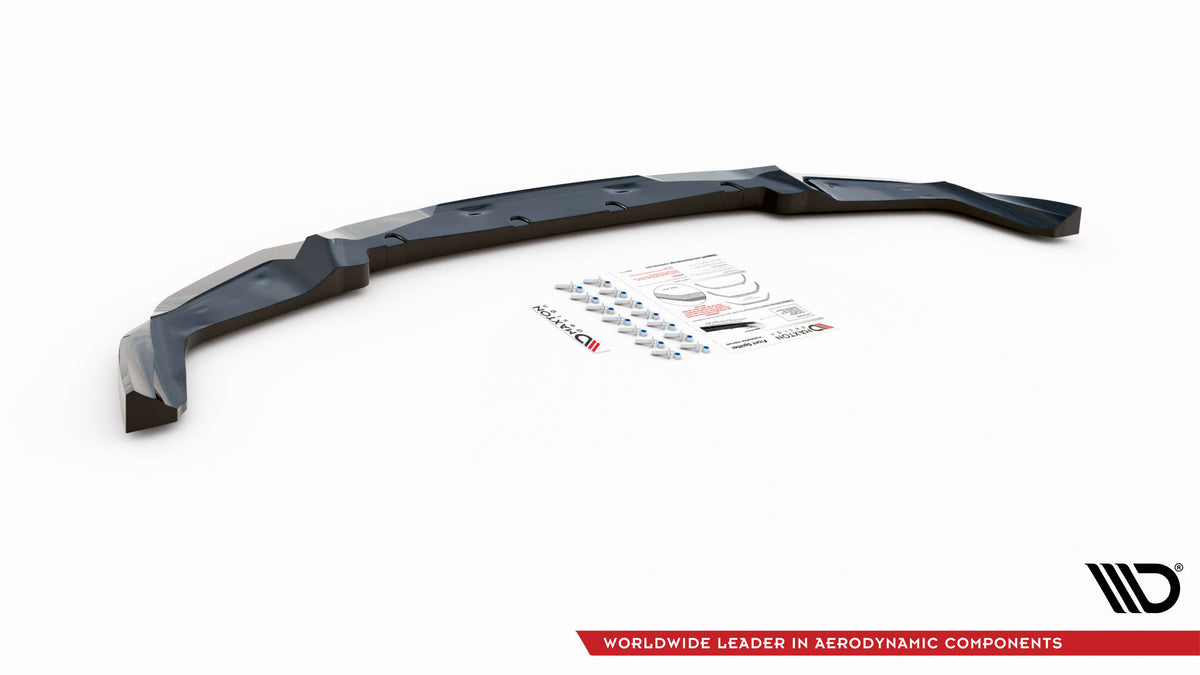 Street+ Spoilerlippe Front Ansatz V.1 passend für BMW M2 Competition F87 schwarz Hochglanz – Ansicht 6