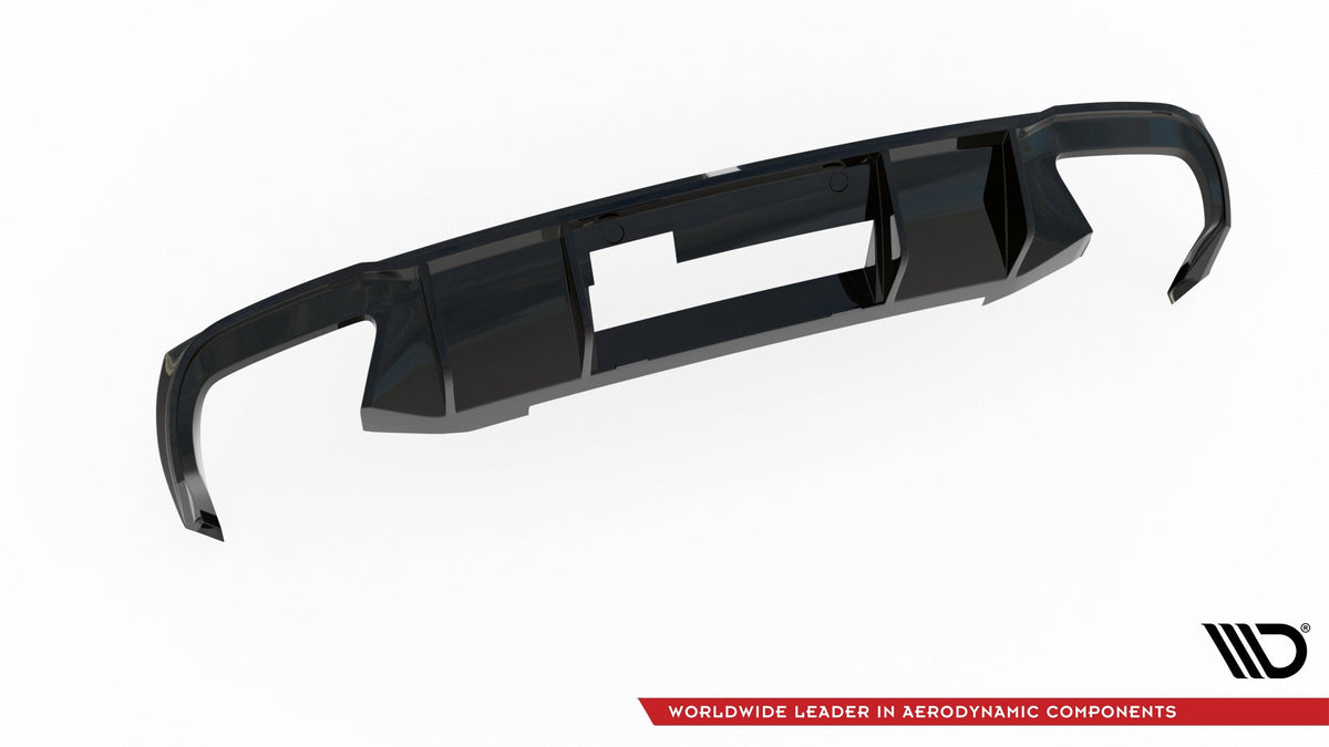 Diffusor Heck Ansatz V.2 passend für Skoda Octavia RS Mk3 / Mk3 FL Hatchback / Kombi – Ansicht 10