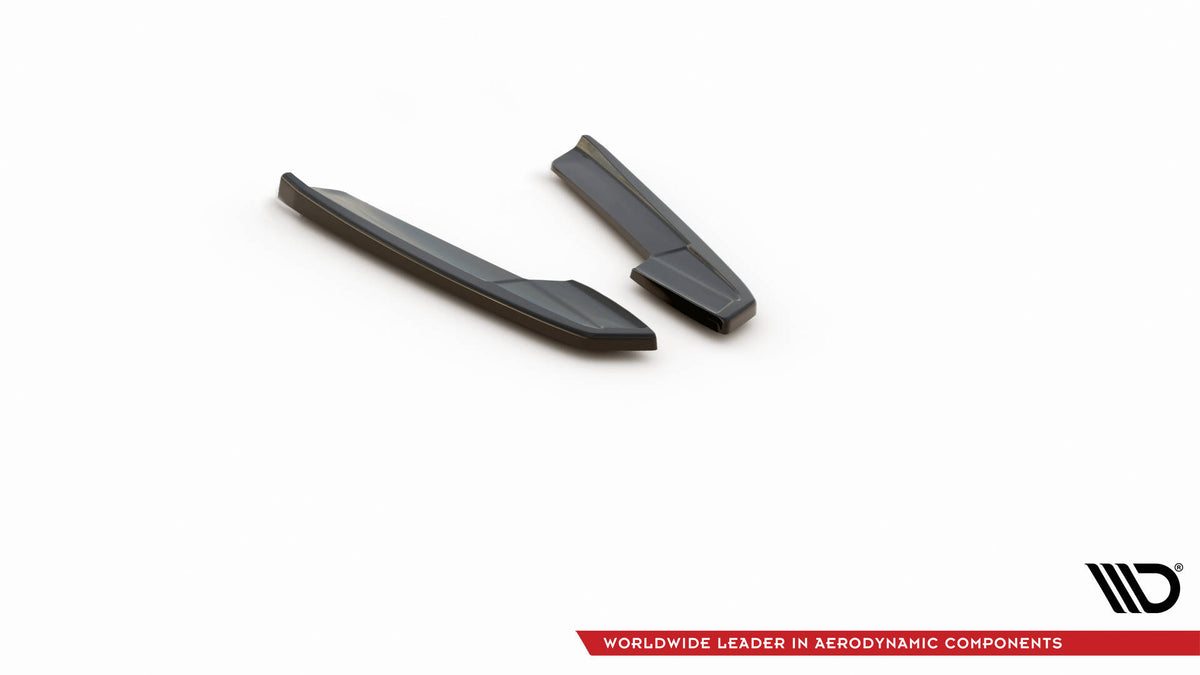 Heck Ansatz Flaps Diffusor V.1 passend für Audi RS6 C8 / C8 Facelift schwarz Hochglanz – Ansicht 5