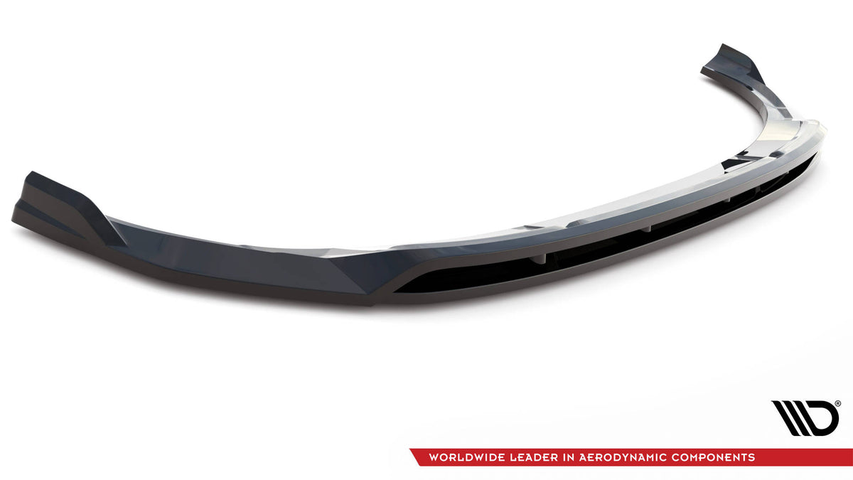 Street+ Spoilerlippe Front Ansatz V.2 passend für Audi e-tron schwarz Hochglanz – Ansicht 5