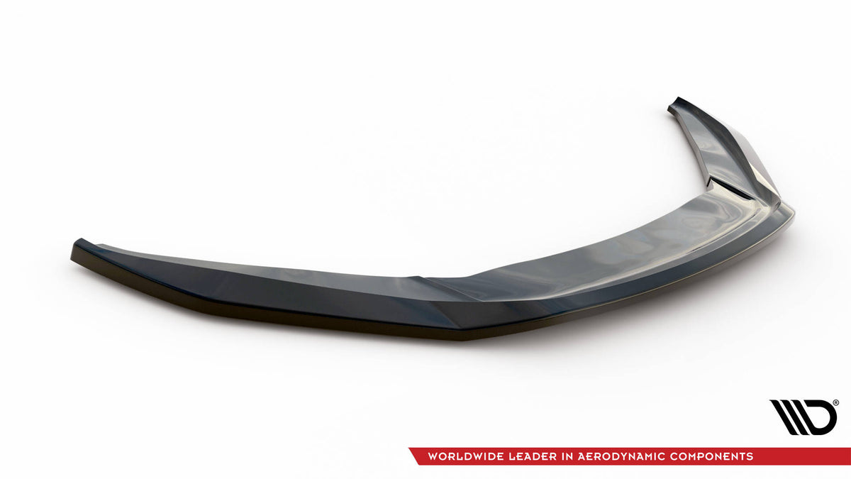 Street+ Spoilerlippe Front Ansatz V.2 passend für VW Scirocco Mk3 schwarz Hochglanz – Ansicht 5