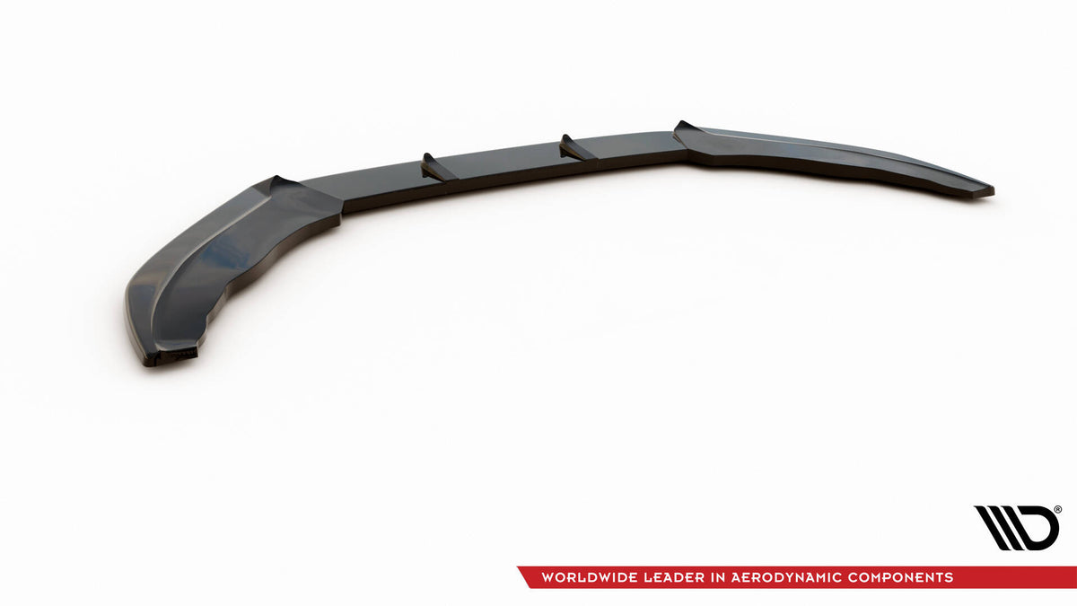 Street+ Spoilerlippe Front Ansatz V.1 passend für Ford Puma ST-Line Mk1 schwarz Hochglanz – Ansicht 6