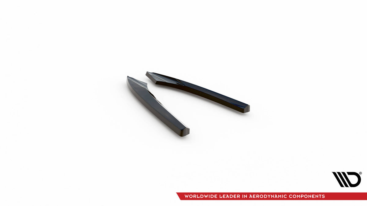 Heck Ansatz Flaps Diffusor passend für Audi A5 Coupe 8T Facelift schwarz Hochglanz – Ansicht 6