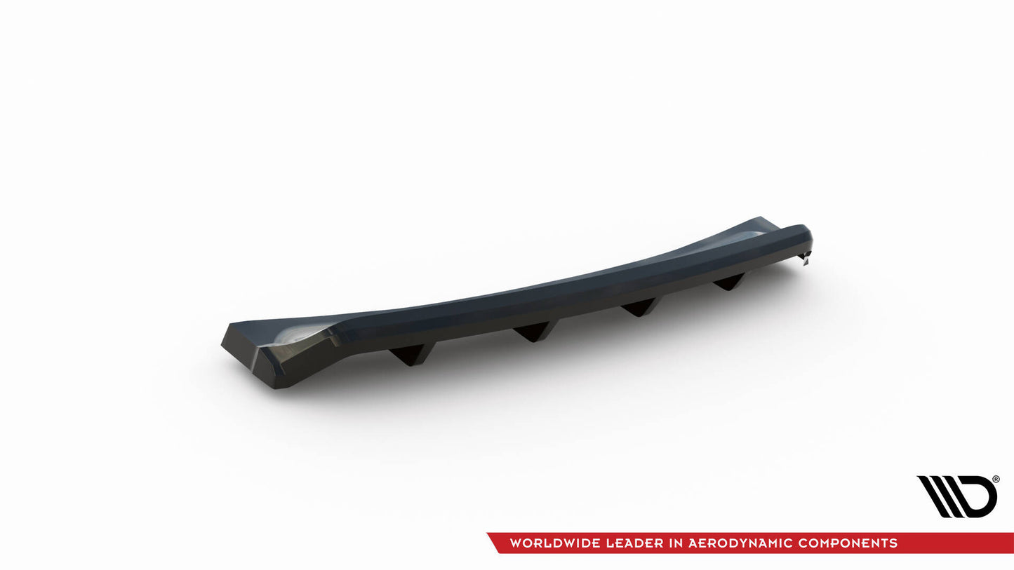 Street+ Mittlerer Diffusor RACE passend für Ford Mondeo Sport Mk5 Facelift / Fusion Sport Mk2 Facelift schwarz Hochglanz – Ansicht 6