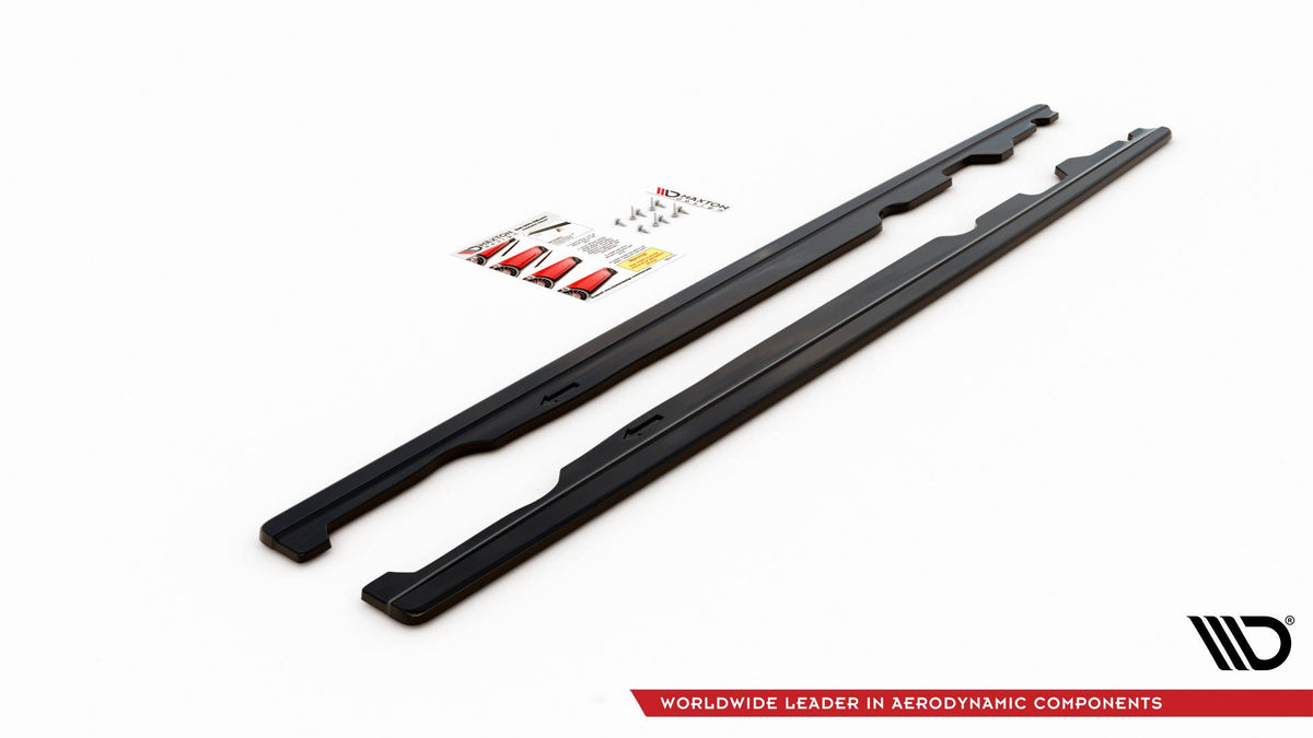 Street+ Seitenschweller Leisten passend für Mini Cooper S John Cooper Works F56 schwarz Hochglanz – Ansicht 4