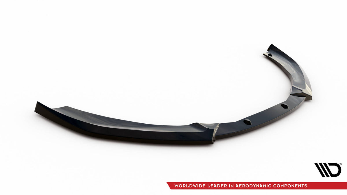 Street+ Spoilerlippe Front Ansatz passend für Audi A7 RS7 Look C7 schwarz Hochglanz – Ansicht 5