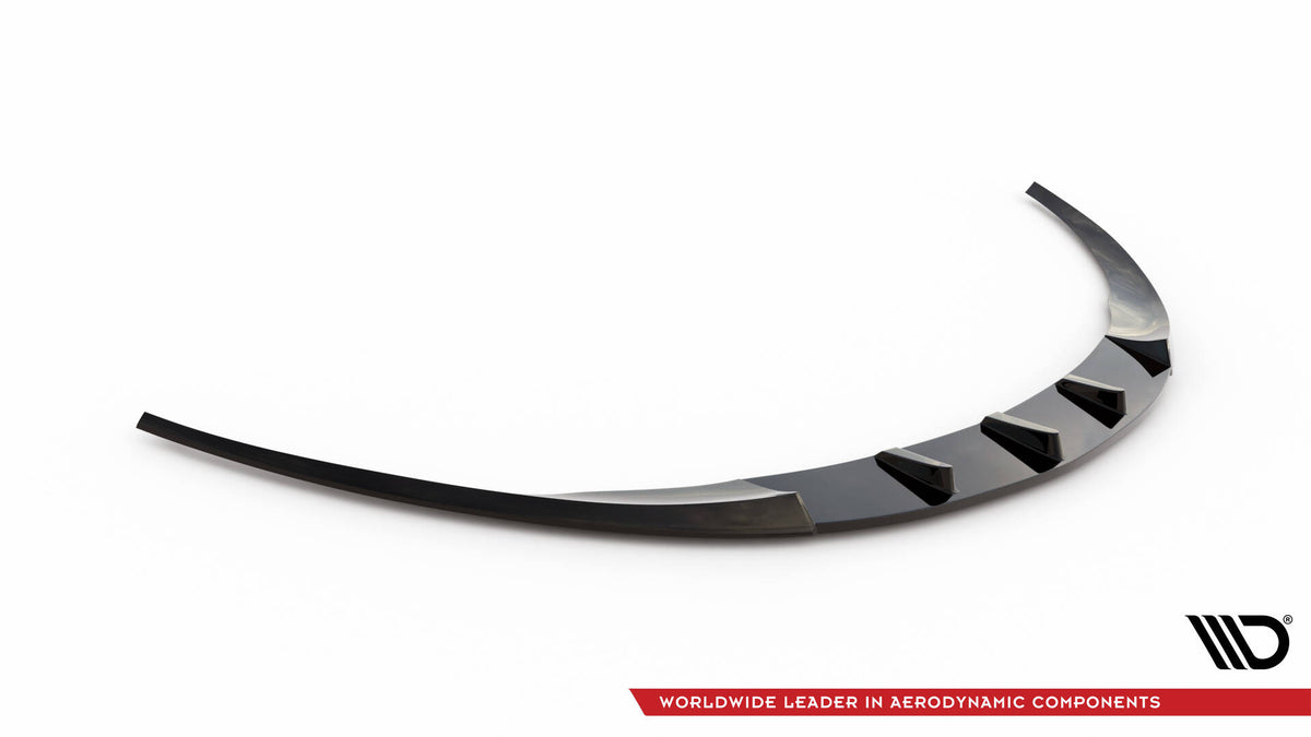 Street+ Spoilerlippe Front Ansatz passend für Opel Astra J OPC/VXR Nurburg schwarz Hochglanz – Ansicht 5