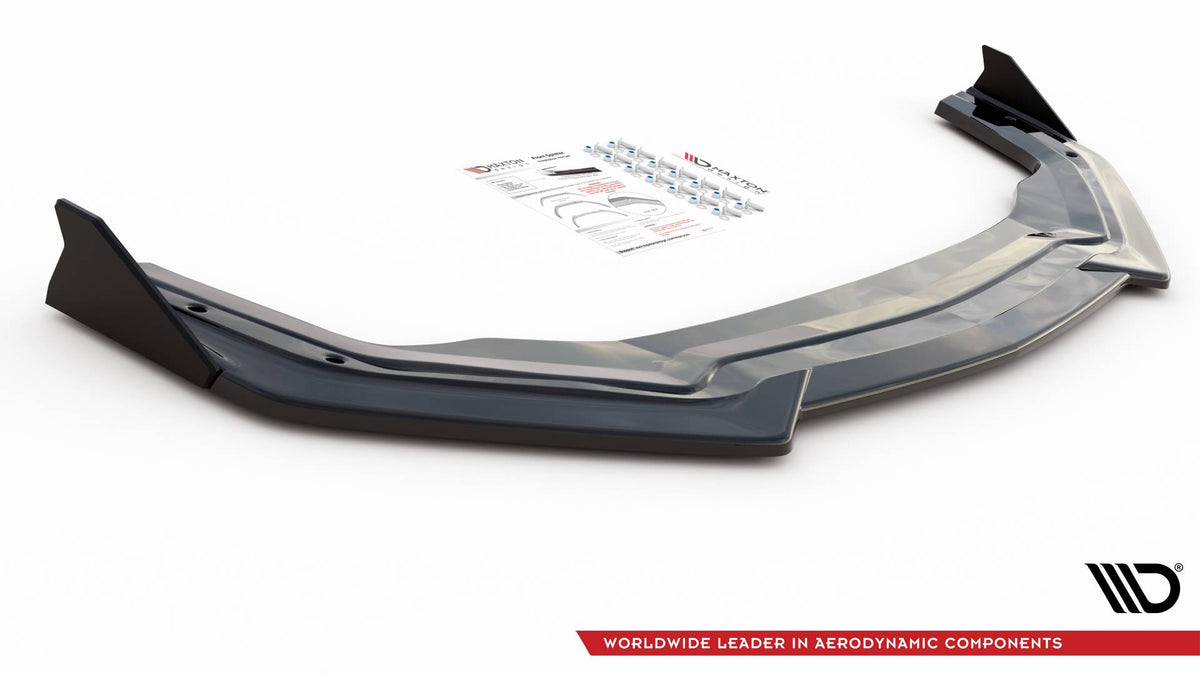 Street+ Spoilerlippe Front Ansatz V.1 + Flaps passend für Ford Mustang GT Mk6 Facelift – Ansicht 5