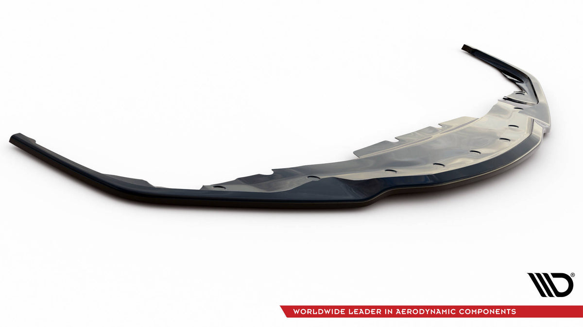 Street+ Spoilerlippe Front Ansatz V.2 passend für Toyota Supra Mk5 schwarz Hochglanz – Ansicht 5