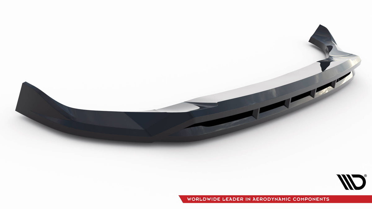 Street+ Spoilerlippe Front Ansatz passend für BMW X7 M-Paket G07 Facelift schwarz Hochglanz – Ansicht 5