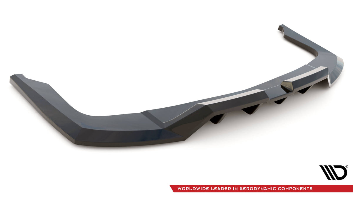 Street+ Mittlerer Diffusor RACE passend für Hyundai Elantra Mk7 schwarz Hochglanz – Ansicht 6