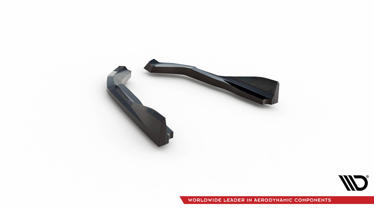 Heck Ansatz Flaps Diffusor V.2 passend für BMW 2 Coupe G42 schwarz Hochglanz – Ansicht 6