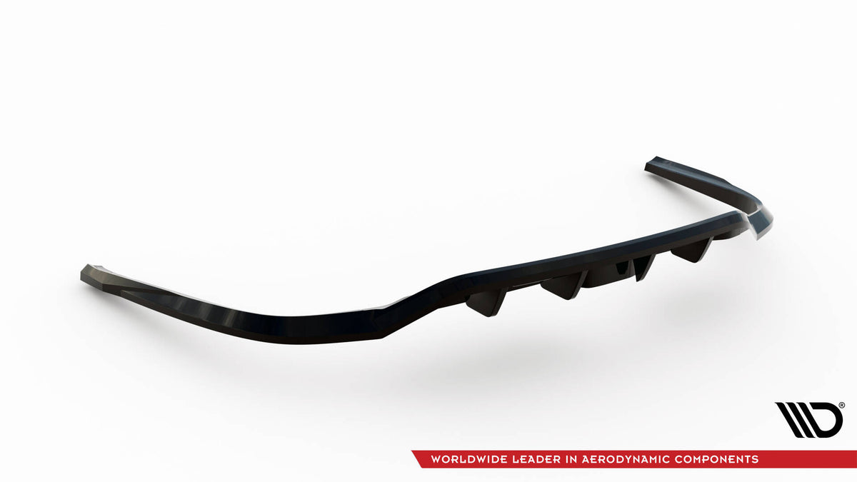 Street+ Mittlerer Diffusor RACE passend für Audi A6 Allroad C8 schwarz Hochglanz – Ansicht 8