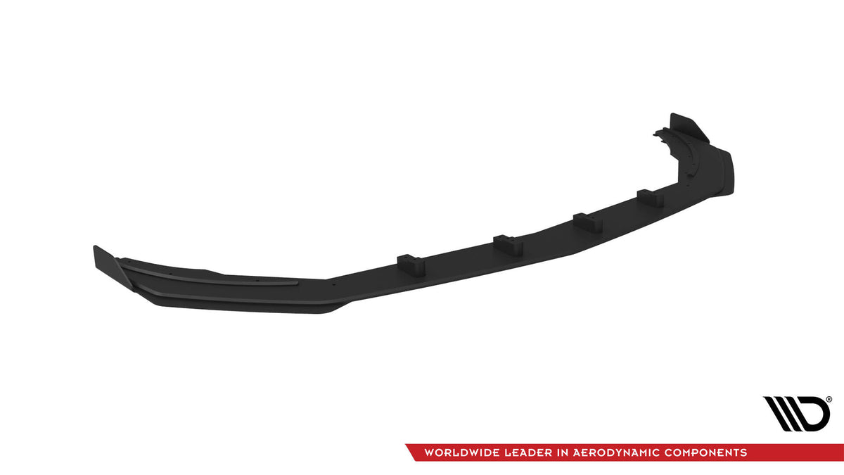 Street Pro Street+ Spoilerlippe Front Ansatz + Flaps passend für Mercedes-AMG A35 W177 Facelift schwarz Hochglanz – Ansicht 7