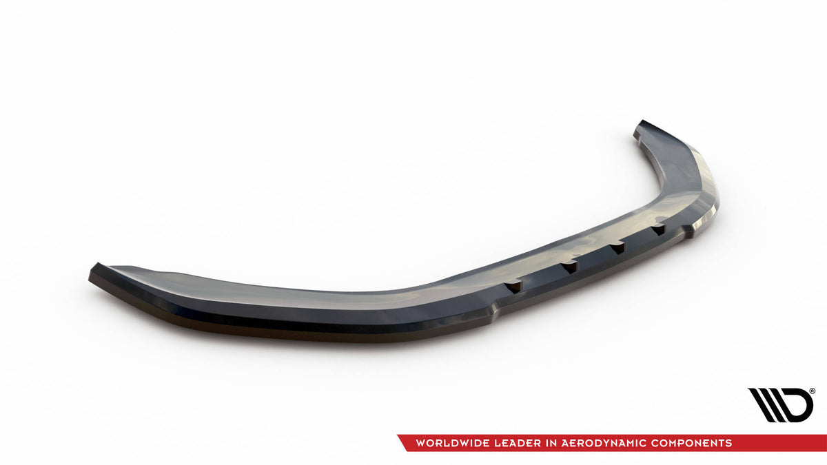 Street+ Spoilerlippe Front Ansatz V.1 passend für Mini Cooper S John Cooper Works F56 Facelift schwarz Hochglanz – Ansicht 5