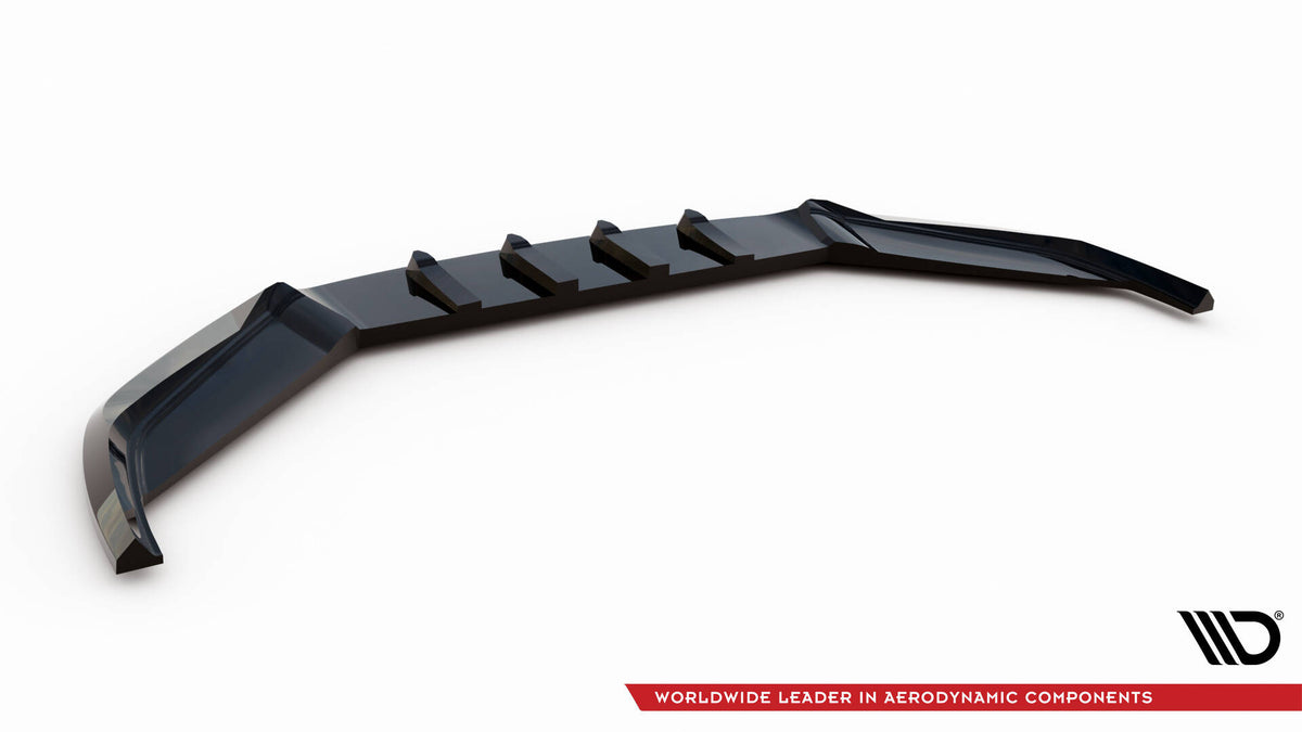 Street+ Spoilerlippe Front Ansatz V.1 passend für VW Passat GT B8 Facelift USA schwarz Hochglanz – Ansicht 6
