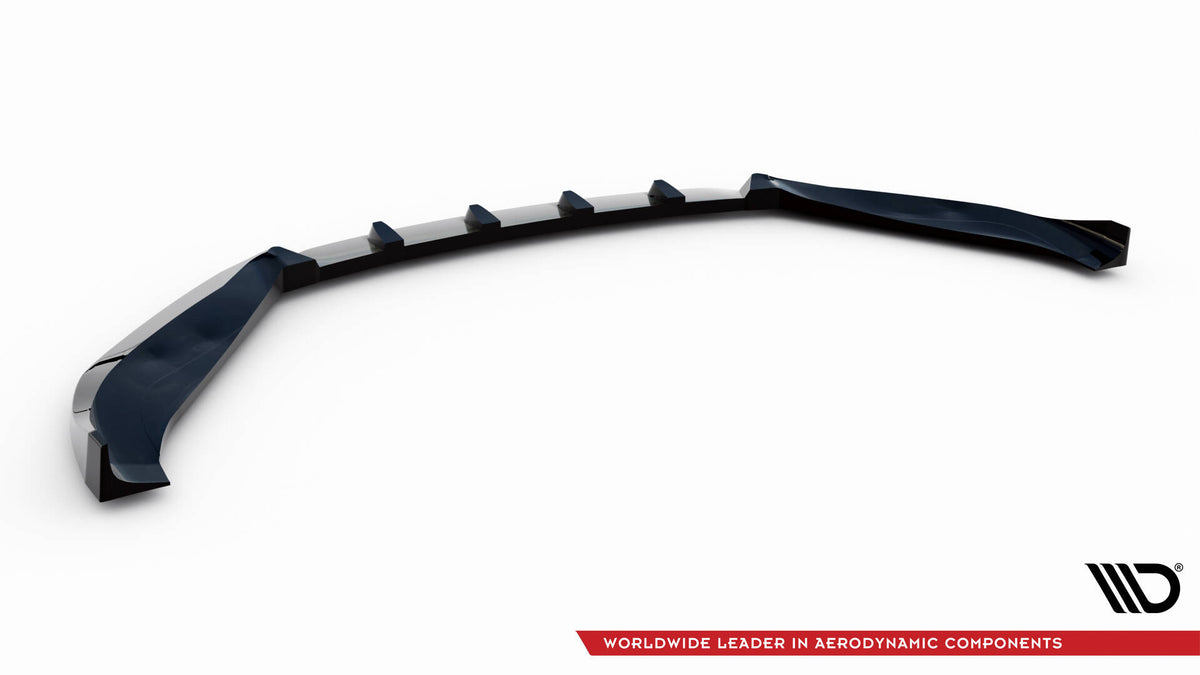Street+ Spoilerlippe Front Ansatz V.1 passend für Audi TT S / TT S-Line 8S Facelift schwarz Hochglanz – Ansicht 6