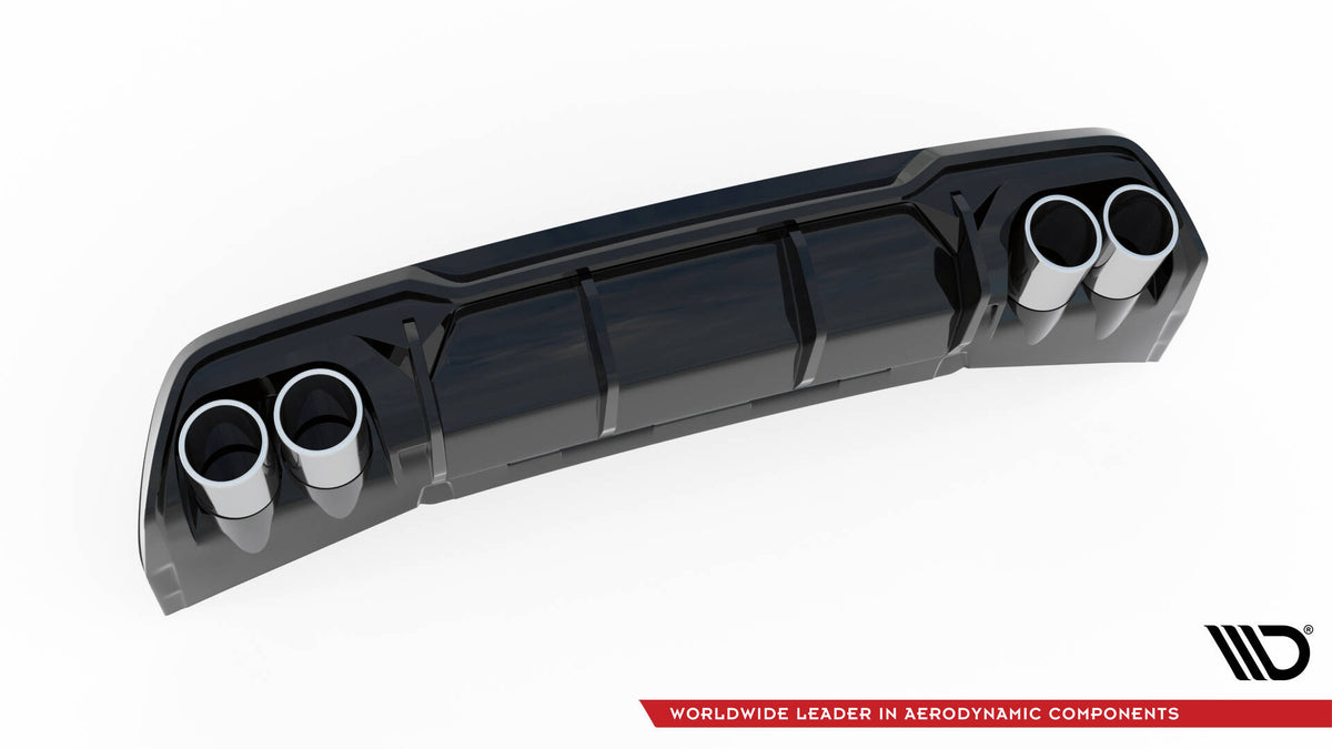 Diffusor Heck Ansatz + Endrohre passend für Cupra Formentor Mk1 Facelift – Ansicht 8