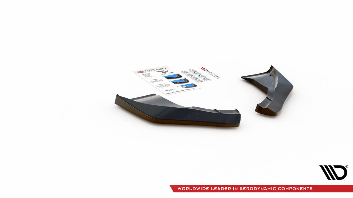 Heck Ansatz Flaps Diffusor V.2 passend für Nissan 370Z  schwarz Hochglanz – Ansicht 5