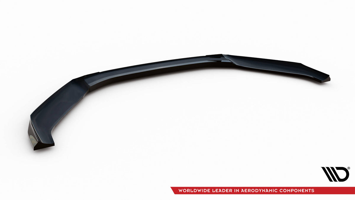 Street+ Spoilerlippe Front Ansatz V.1 passend für Hyundai Veloster N Mk2 schwarz Hochglanz – Ansicht 6