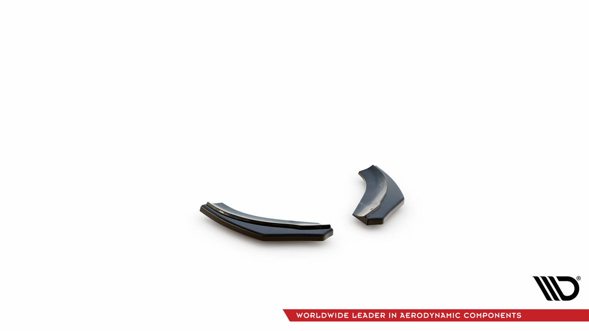 Heck Ansatz Flaps Diffusor passend für VW SCIROCCO R schwarz Hochglanz – Ansicht 6