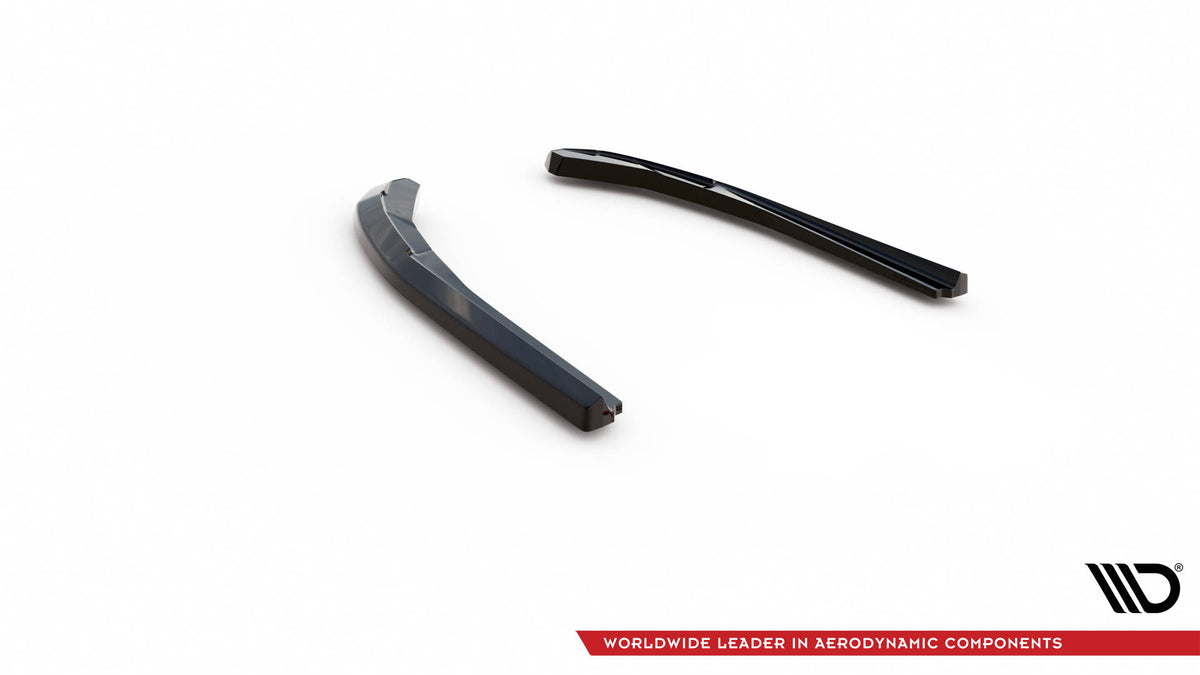 Heck Ansatz Flaps Diffusor V.1 passend für BMW 4er Gran Coupe M-Paket G26 schwarz Hochglanz – Ansicht 6