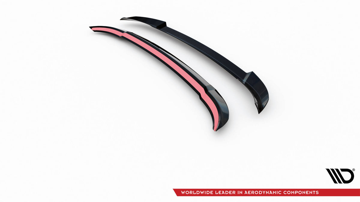Heckspoiler Lippe Skoda Karoq Sportline Mk1 Facelift schwarz Hochglanz – Ansicht 6