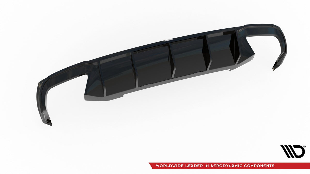 Diffusor Heck Ansatz V.2 passend für Skoda Octavia RS Mk3 / Mk3 FL Hatchback / Kombi – Ansicht 6