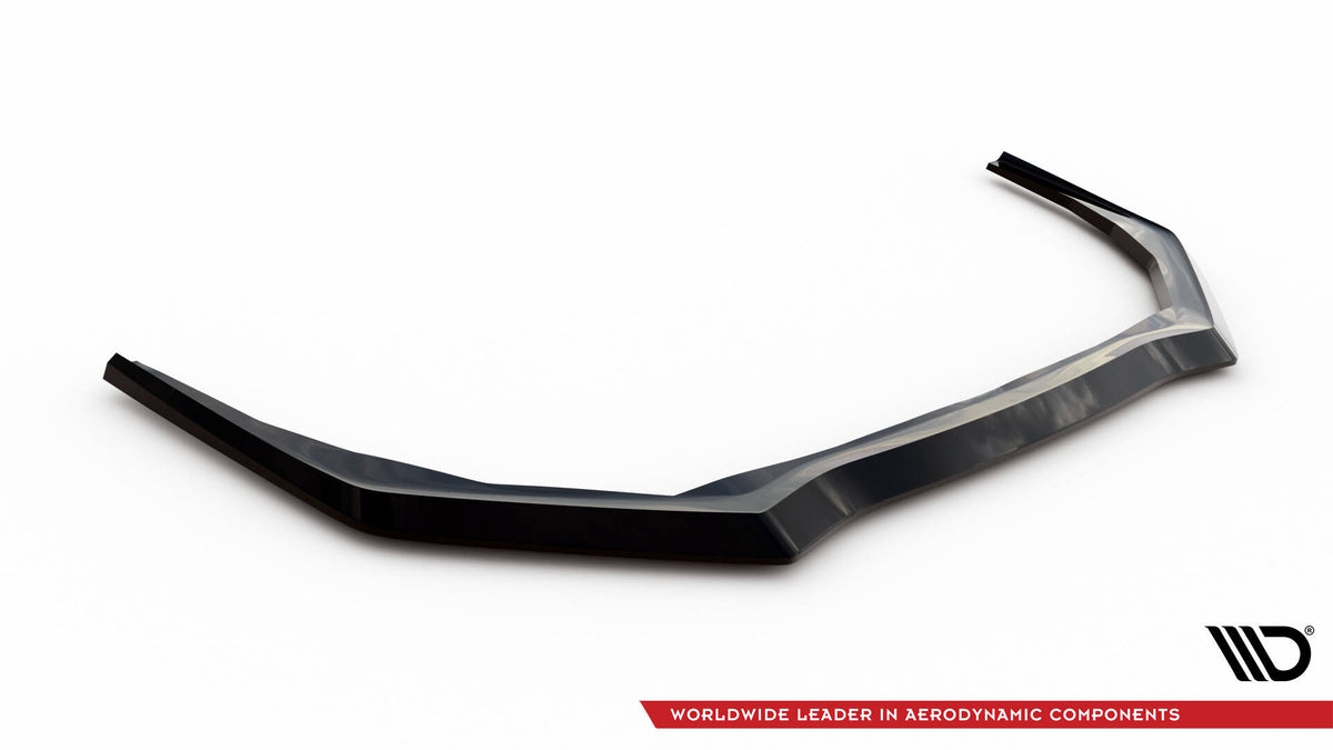 Street+ Spoilerlippe Front Ansatz V.1 passend für Subaru WRX STI Mk1 Facelift schwarz Hochglanz – Ansicht 5