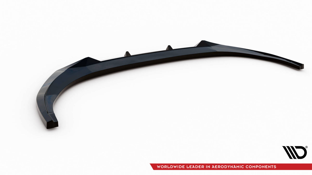 Street+ Spoilerlippe Front Ansatz passend für Hyundai Elantra Mk7 schwarz Hochglanz – Ansicht 6