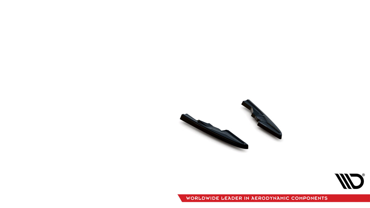 Heck Ansatz Flaps Diffusor passend für Audi RSQ8 Mk1 schwarz Hochglanz – Ansicht 5