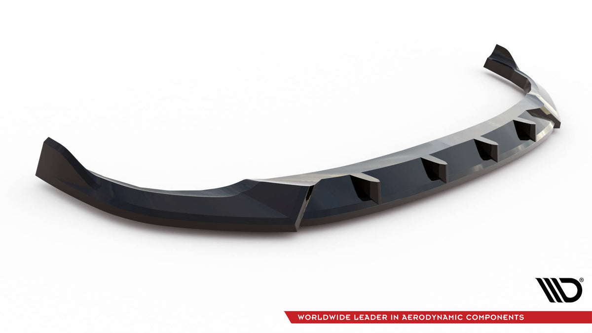 Street+ Spoilerlippe Front Ansatz V.2 passend für BMW 2 Coupe G42 schwarz Hochglanz – Ansicht 5