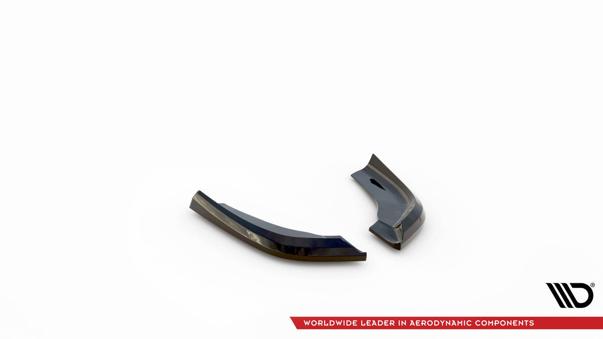 Heck Ansatz Flaps Diffusor V.5 passend für (Für heckansatz v.3) BMW 1er M-Paket /  M135i / 128ti F40 schwarz Hochglanz – Ansicht 5