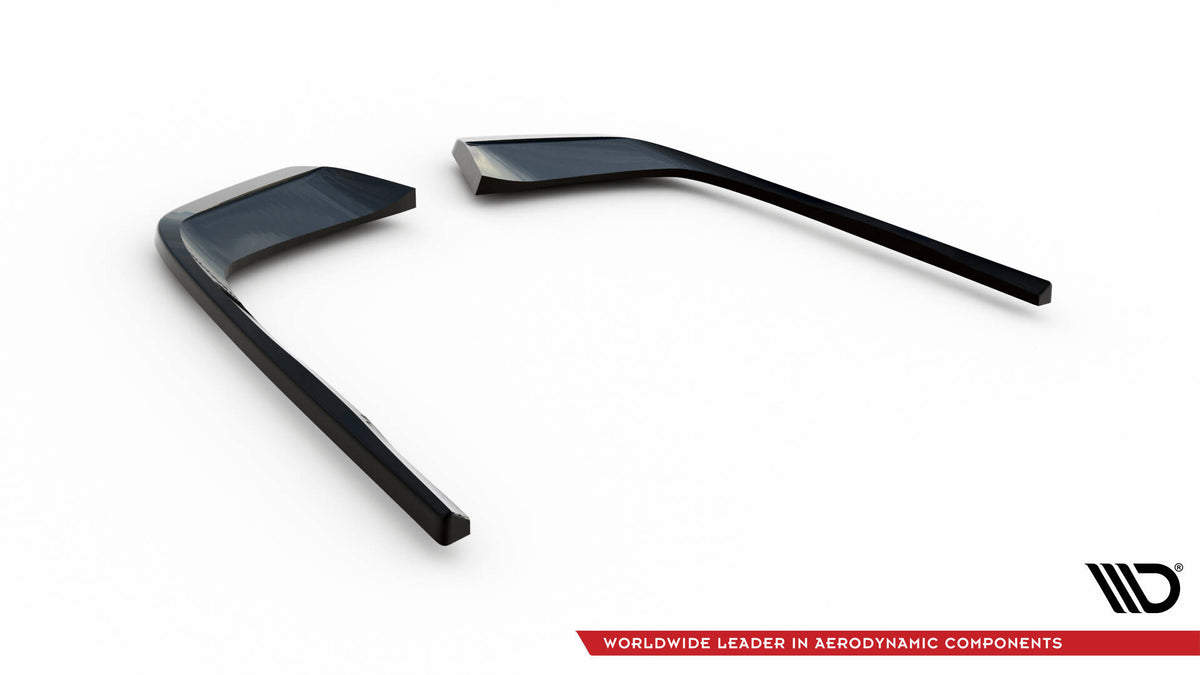 Heck Ansatz Flaps Diffusor passend für Mercedes-Benz C AMG-Line / 43 AMG W206 schwarz Hochglanz – Ansicht 6