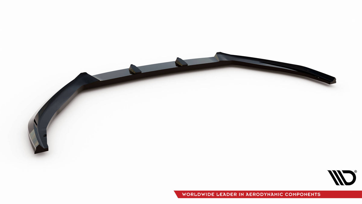 Street+ Spoilerlippe Front Ansatz V.2 passend für Ford Focus Vignale Mk4 schwarz Hochglanz – Ansicht 6