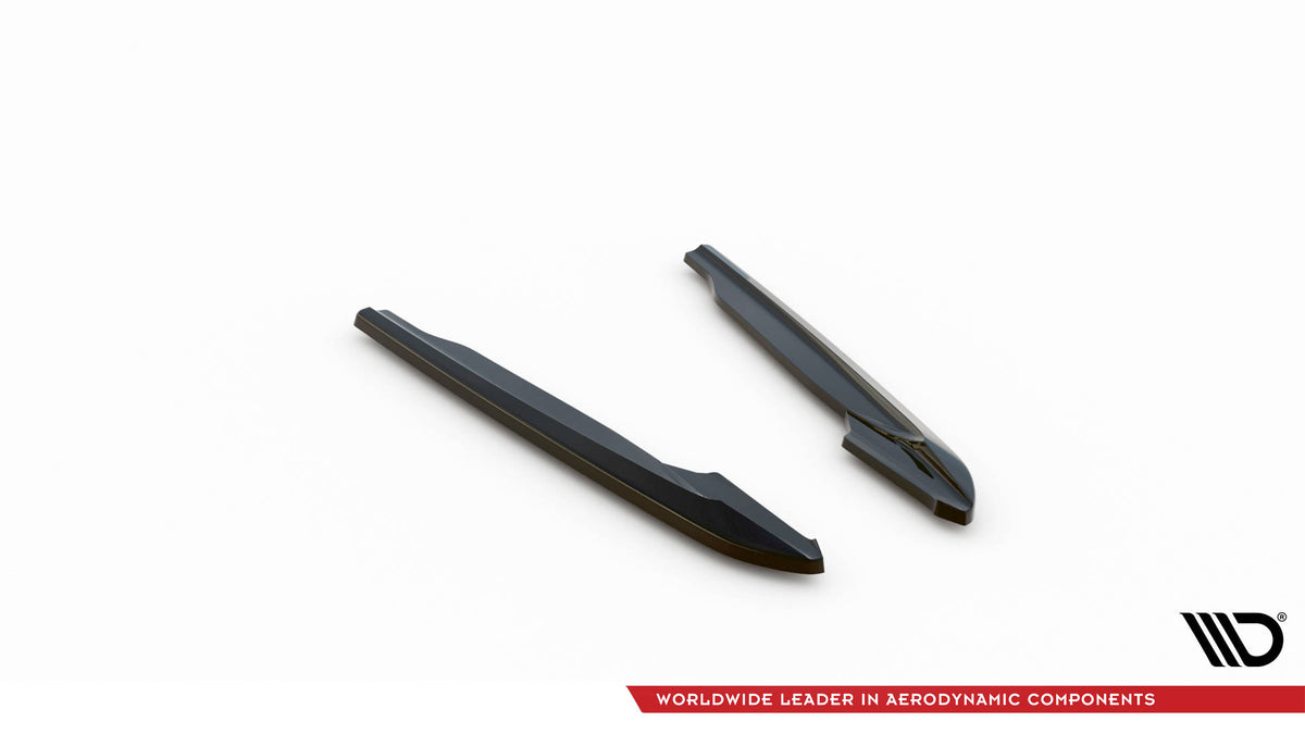 Heck Ansatz Flaps Diffusor V.2 passend für Audi S8 D5 schwarz Hochglanz – Ansicht 6