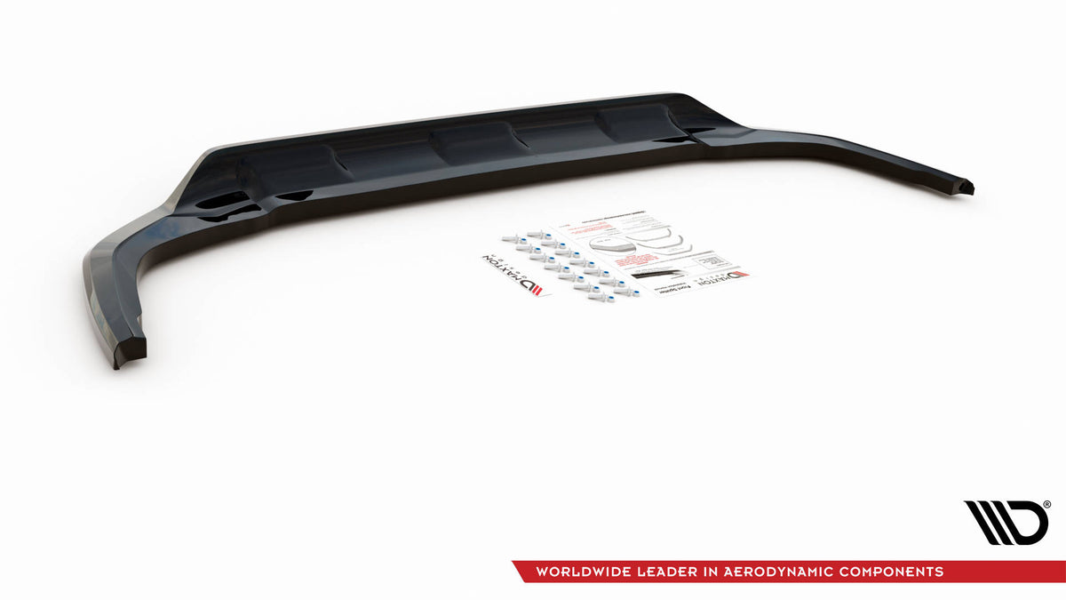 Street+ Spoilerlippe Front Ansatz passend für Toyota RAV4 Mk5 schwarz Hochglanz – Ansicht 6