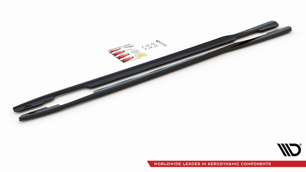 Street+ Seitenschweller Leisten passend für Ford Mondeo ST-Line Mk5 Facelift schwarz Hochglanz – Ansicht 4