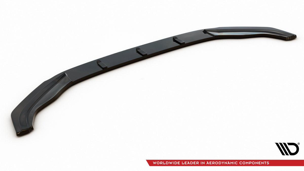 Street+ Spoilerlippe Front Ansatz V.1 passend für VW Golf GTI / GTD Mk7  schwarz Hochglanz – Ansicht 6