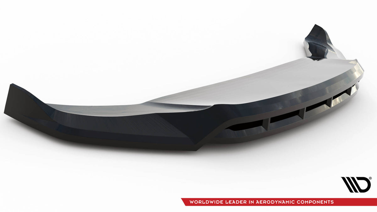 Street+ Spoilerlippe Front Ansatz passend für Maserati Grecale GT / Modena Mk1 schwarz Hochglanz – Ansicht 5