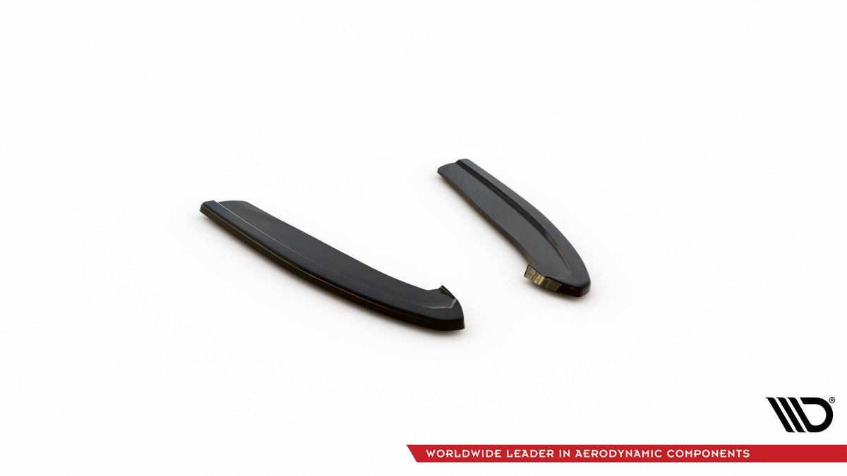 Heck Ansatz Flaps Diffusor V.5 passend für Ford Focus Kombi ST Mk4 schwarz Hochglanz – Ansicht 5