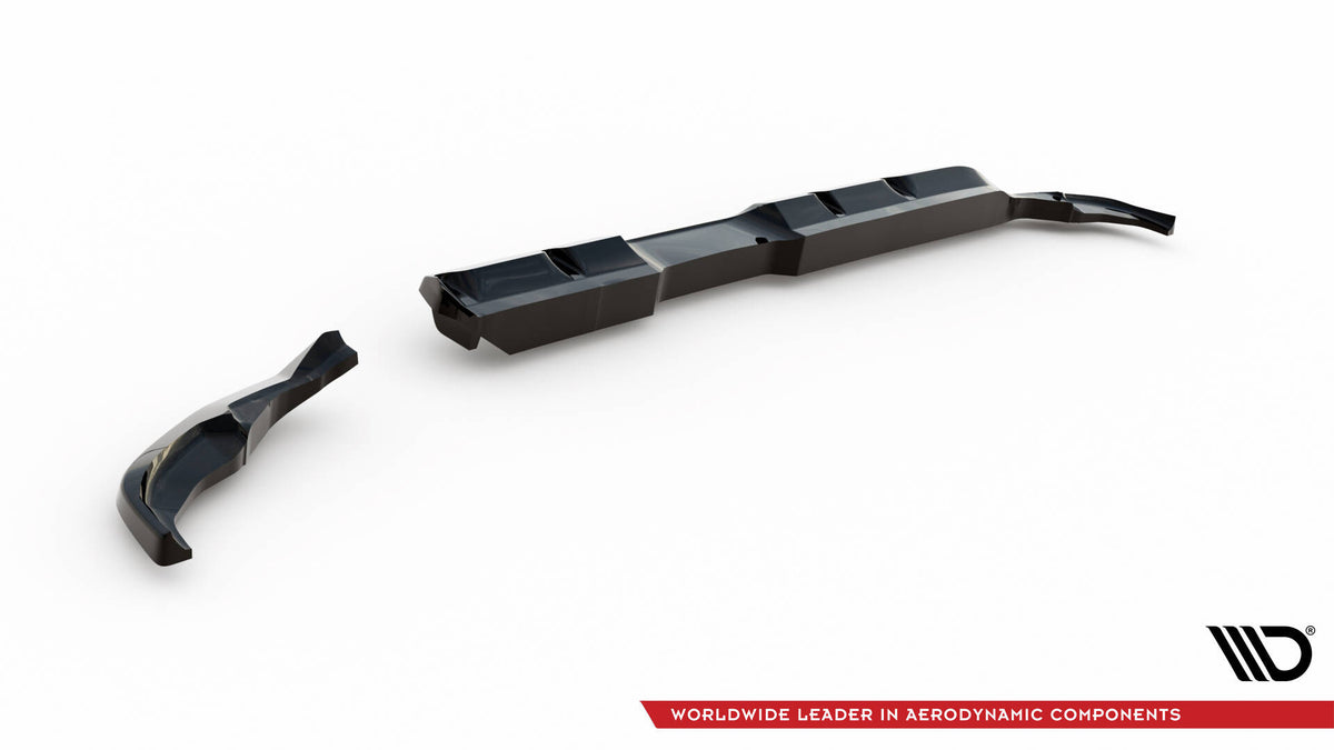 Street+ Mittlerer Diffusor RACE passend für Toyota Yaris GR Sport Mk4 schwarz Hochglanz – Ansicht 6