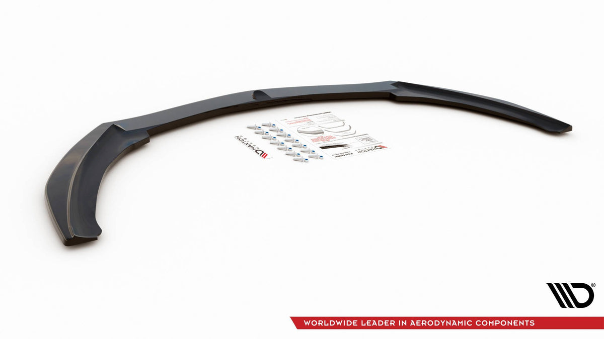 Street+ Spoilerlippe Front Ansatz V.2 passend für Alfa Romeo Giulietta  schwarz Hochglanz – Ansicht 7