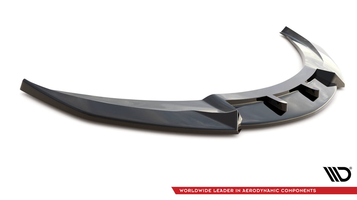 Street+ Spoilerlippe Front Ansatz V.2 passend für Opel Insignia OPC Mk1 schwarz Hochglanz – Ansicht 5