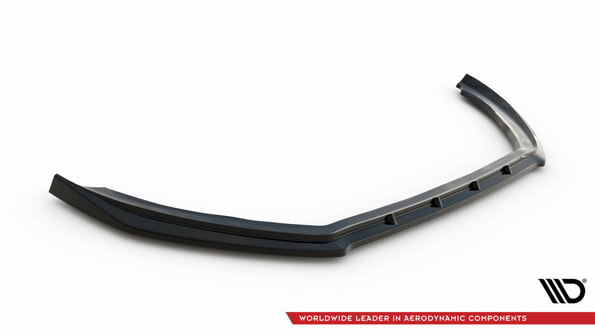 Street+ Spoilerlippe Front Ansatz V.2 passend für Ford Fiesta ST / ST-line Mk8 Facelift schwarz Hochglanz – Ansicht 5