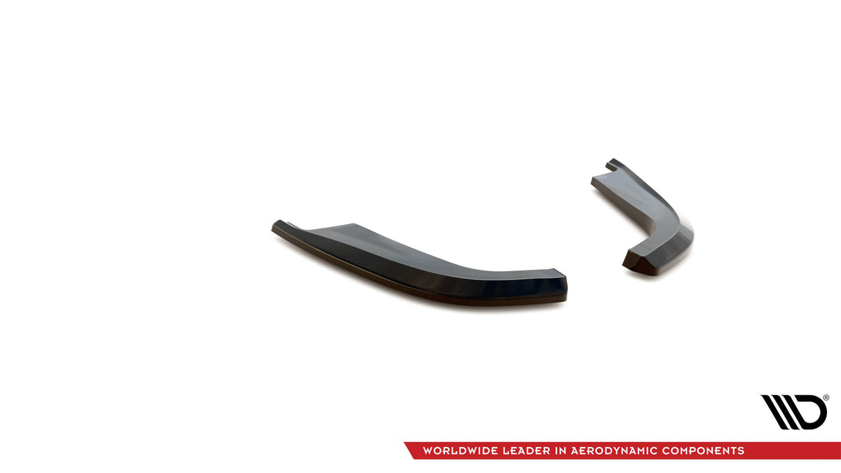 Heck Ansatz Flaps Diffusor passend für Infiniti G37 Coupe schwarz Hochglanz – Ansicht 5