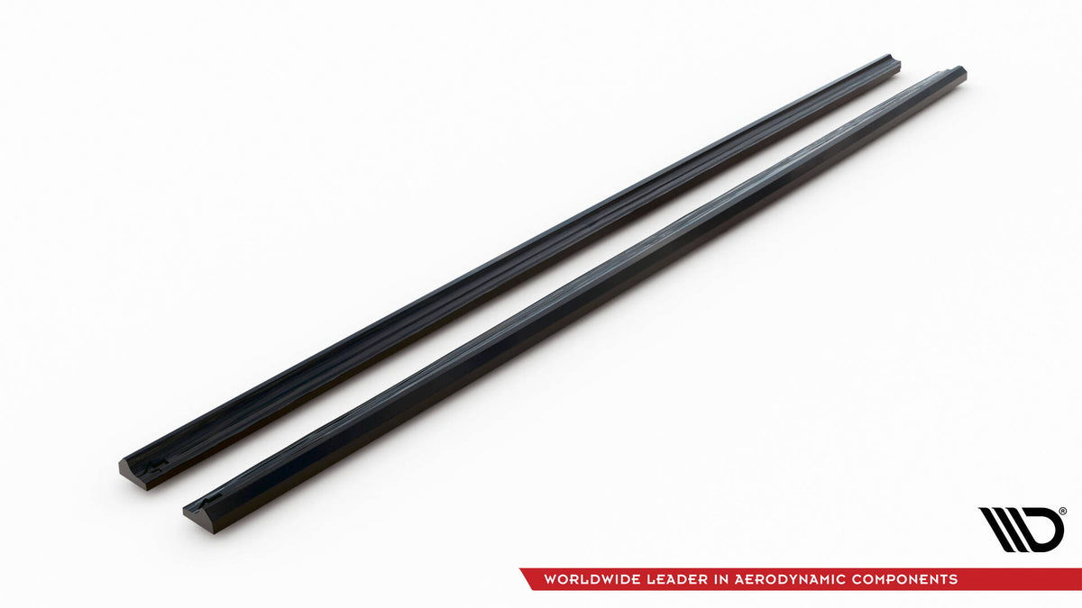 Street+ Seitenschweller Leisten passend für Peugeot Expert l2 /l3 Mk3 schwarz Hochglanz – Ansicht 6