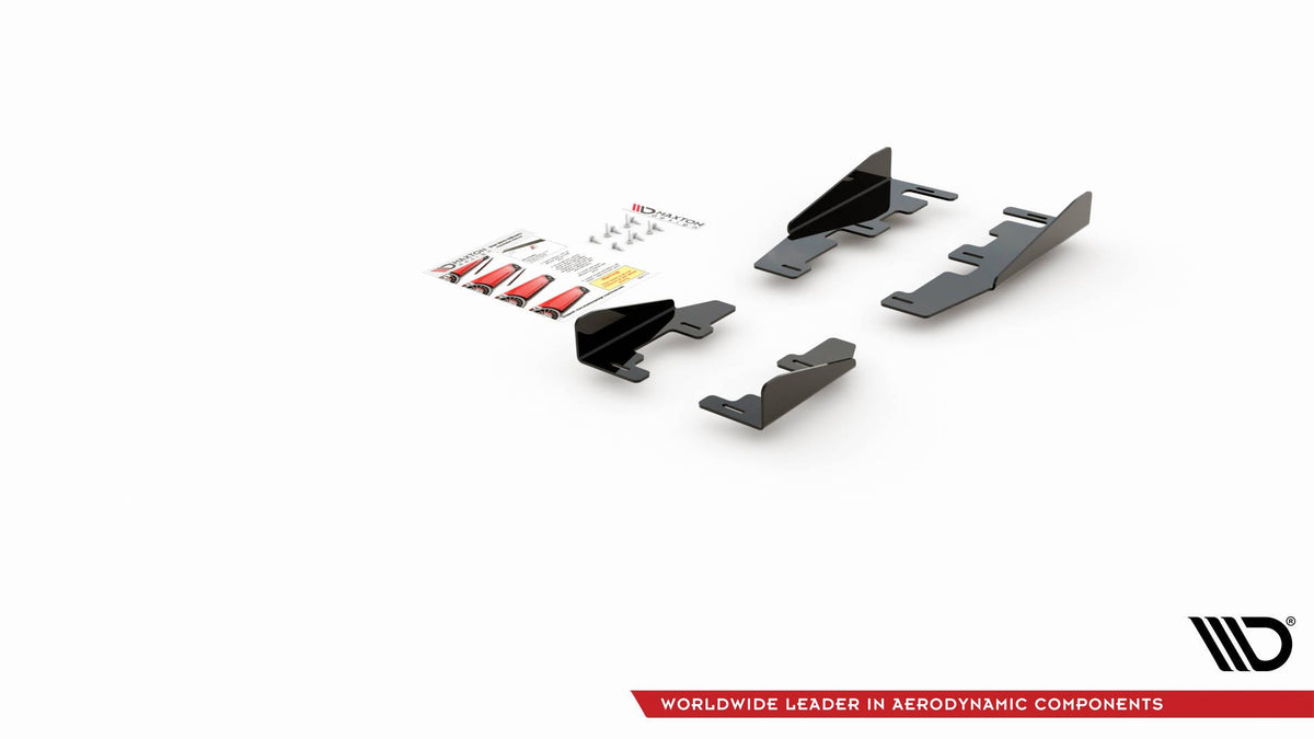 Seitenschweller Flaps passend für BMW 1er F21 M135i / M140i / M-Paket schwarz Hochglanz – Ansicht 7